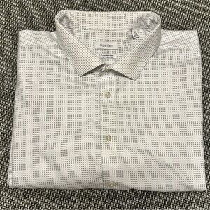 Calvin Klein Infinite Non-Iron Button-Up Shirt - Big & Tall